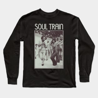 soul train party classic tee 70s Long Sleeve T-Shirt